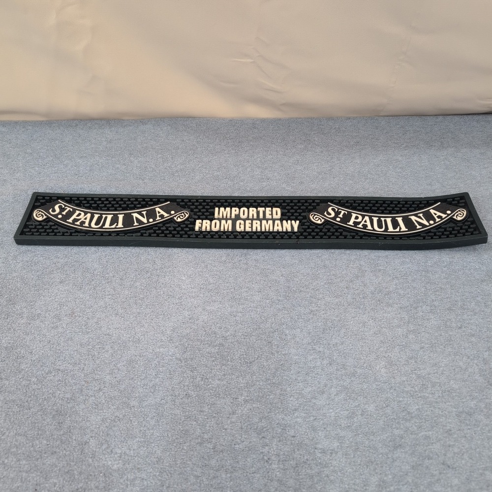 St Pauli N A Bar Mat Rubber Imported From Germany Beer Tap Pad - Picture 1 of 6